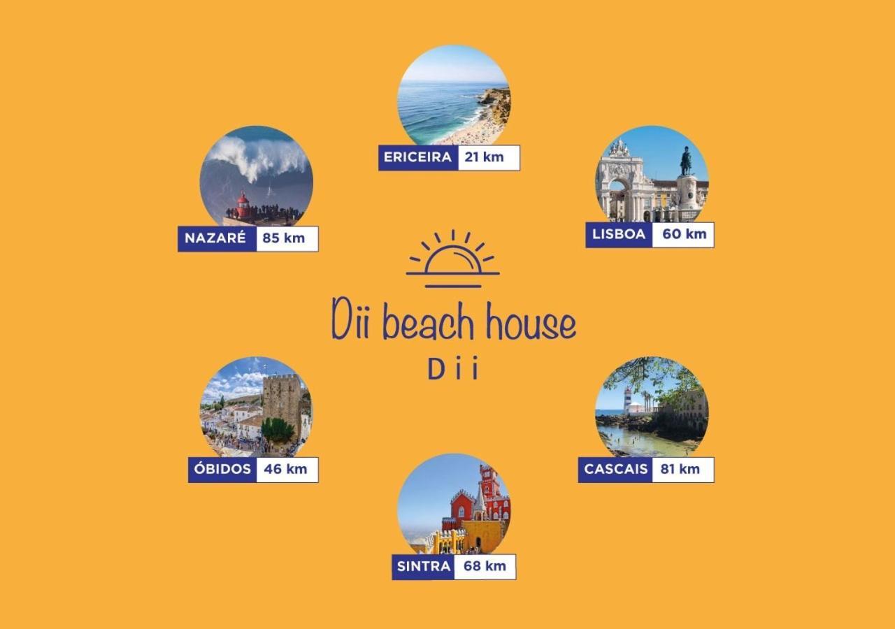 Dii Beach House - Moradia Bi-Familiar Com Piscina Aquecida Torres Vedras Eksteriør bilde